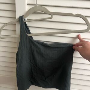 Lululemon Ribbed Nulu Asymmetrical Yoga Tank Top